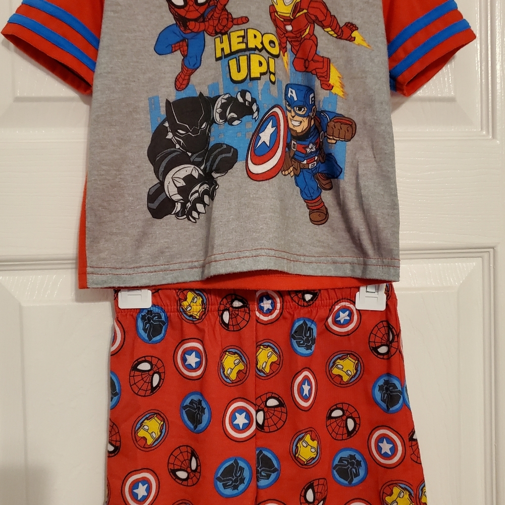 Marvel, Super Hero, boys, 4T, pajamas
